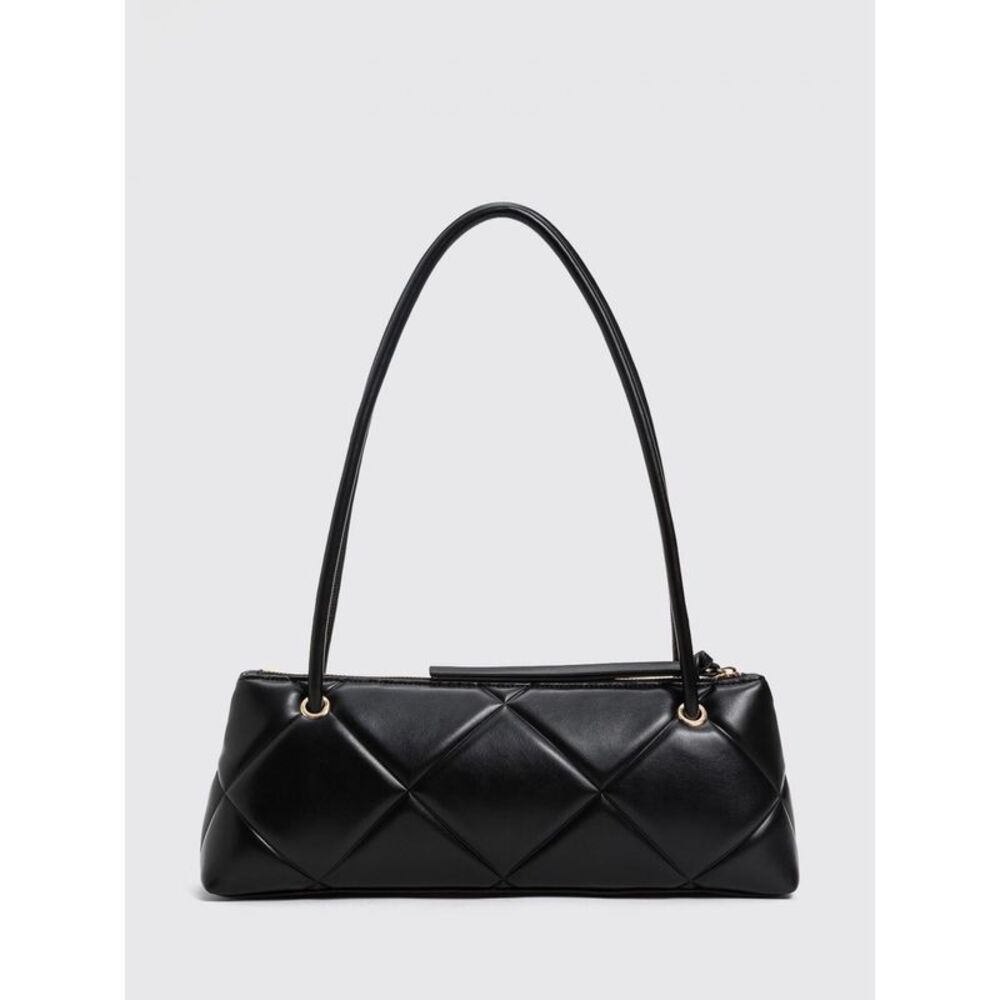 Twinset Women Twinset Quilted Faux Leather Shoulder Bag With Double Handle